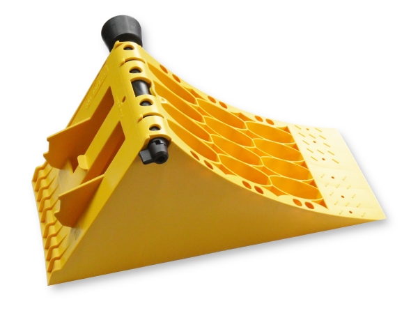 Unterlegkeil & Halter E53 Kunststoff 6500kg Hemmschuh Bremskeil LKW Traktor